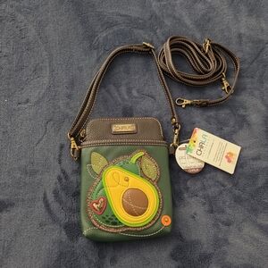 Chala Avacado Cross Body Purse New With Tags